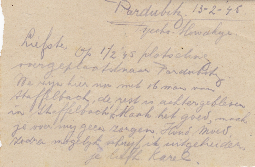 brief uit Padubitz